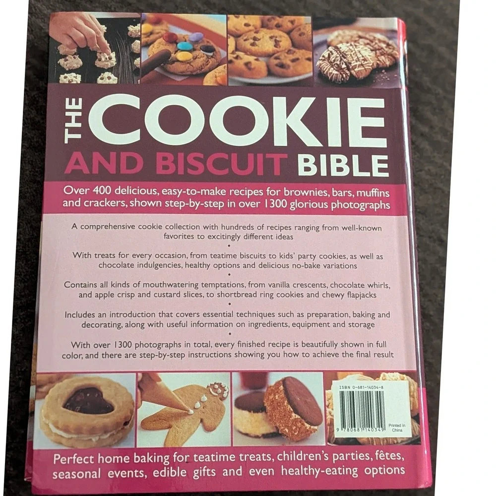 The Cookie and Biscuit Bible Catherine Atkinson Hardcover 400 Recipes 2007‎ ISBN